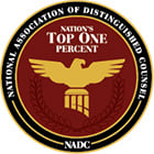 National Association Of Distinguished Counsel | NADC | Nation's Top One Percent